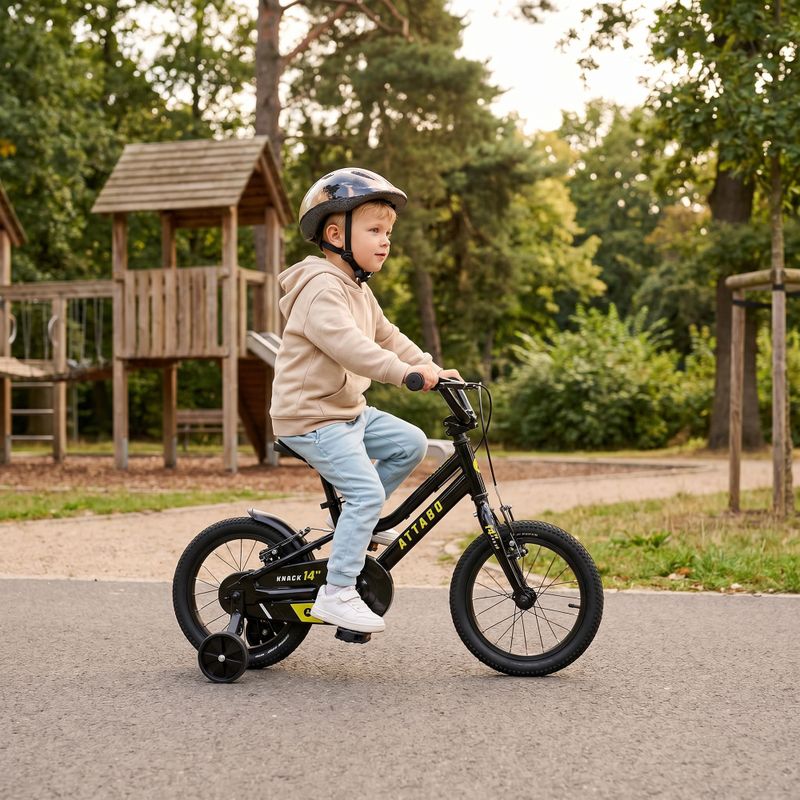 Detský bicykel ATTABO KNACK 14" black 3