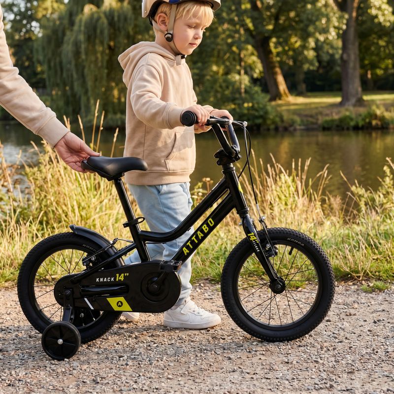 Detský bicykel ATTABO KNACK 14" black 4