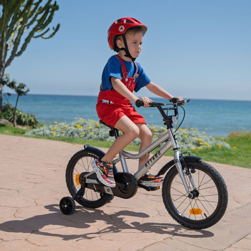 Detský bicykel ATTABO KNACK 16" silver 9
