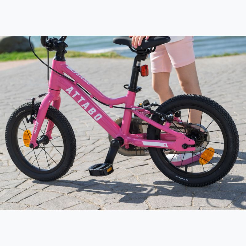 Detský bicykel ATTABO EASE 14" pink 9
