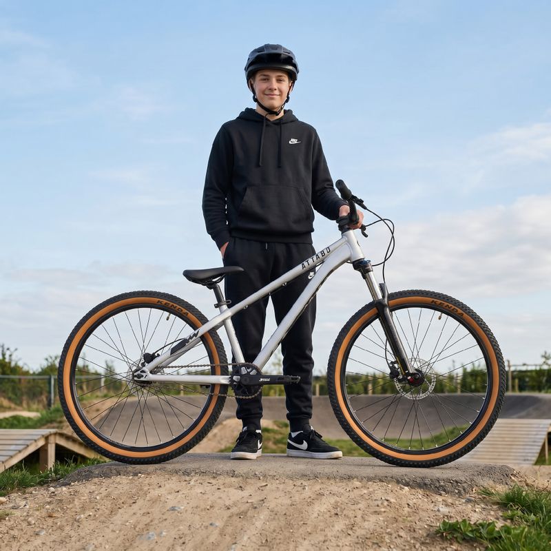 Junior terénny bicykel ATTABO PERT 2.0 26" silver 5