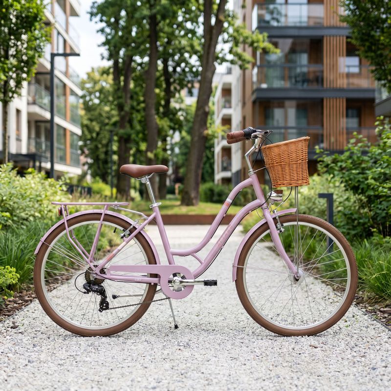 Junior mestský bicykel ATTABO CITY 26" pink 3