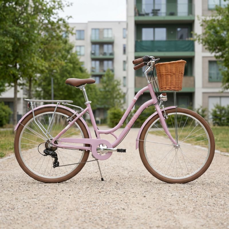 Junior mestský bicykel ATTABO CITY 26" pink 17