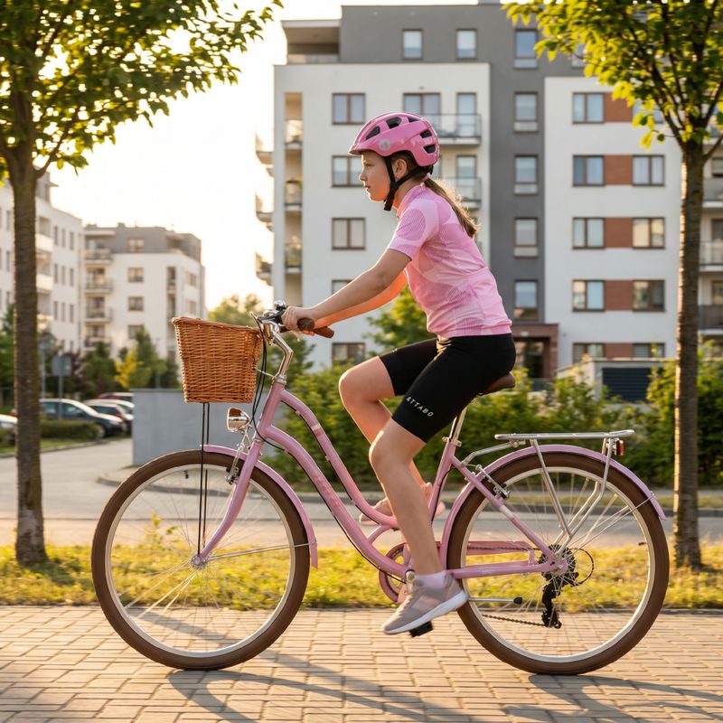 Junior mestský bicykel ATTABO CITY 26" pink 18