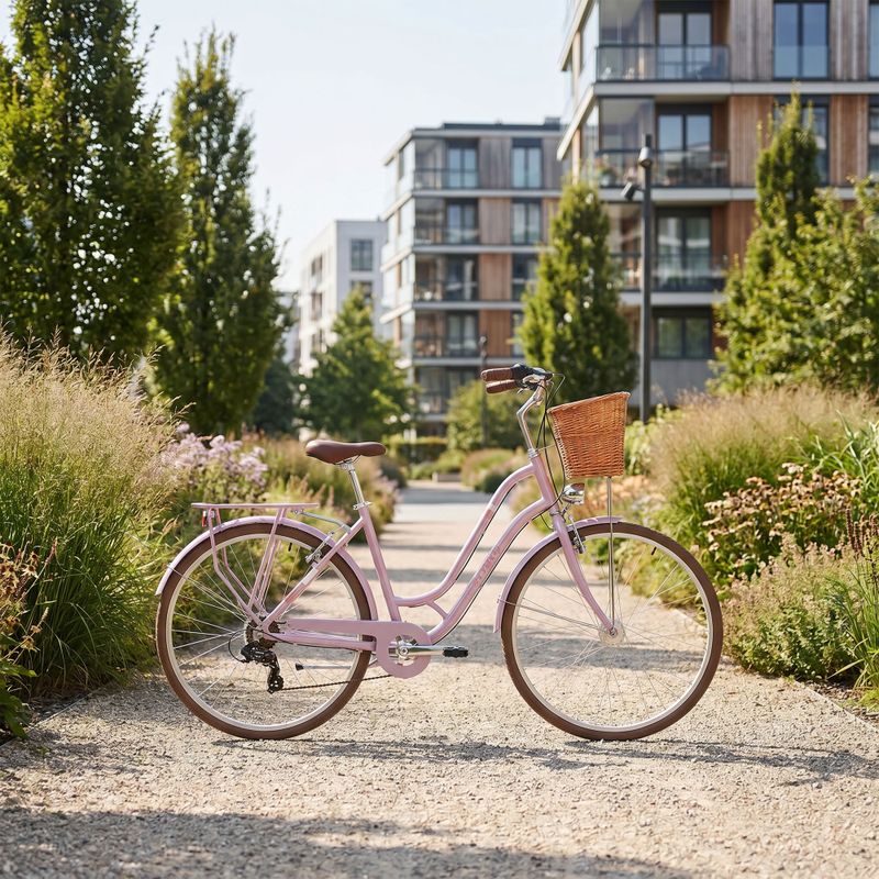 Dámsky mestský bicykel ATTABO CITY 28" pink 17
