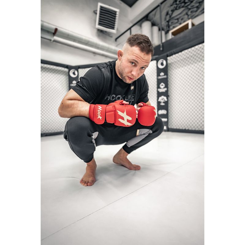 MMA HOOK FIGHTING sparing rukavice TX0-B4M0016 červená 8