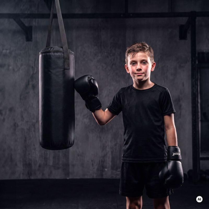 Detská boxerská sada HOOK FIGHTING Prvý tréning black 3