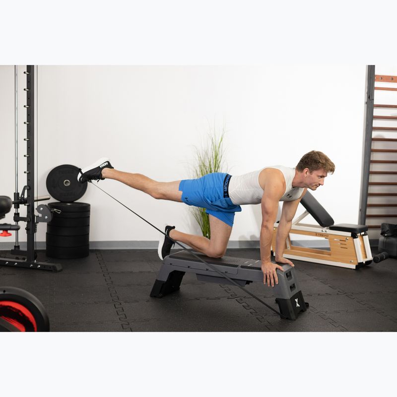 XTREXO aerobikový stepper TXO-B4W0010 sivý 5