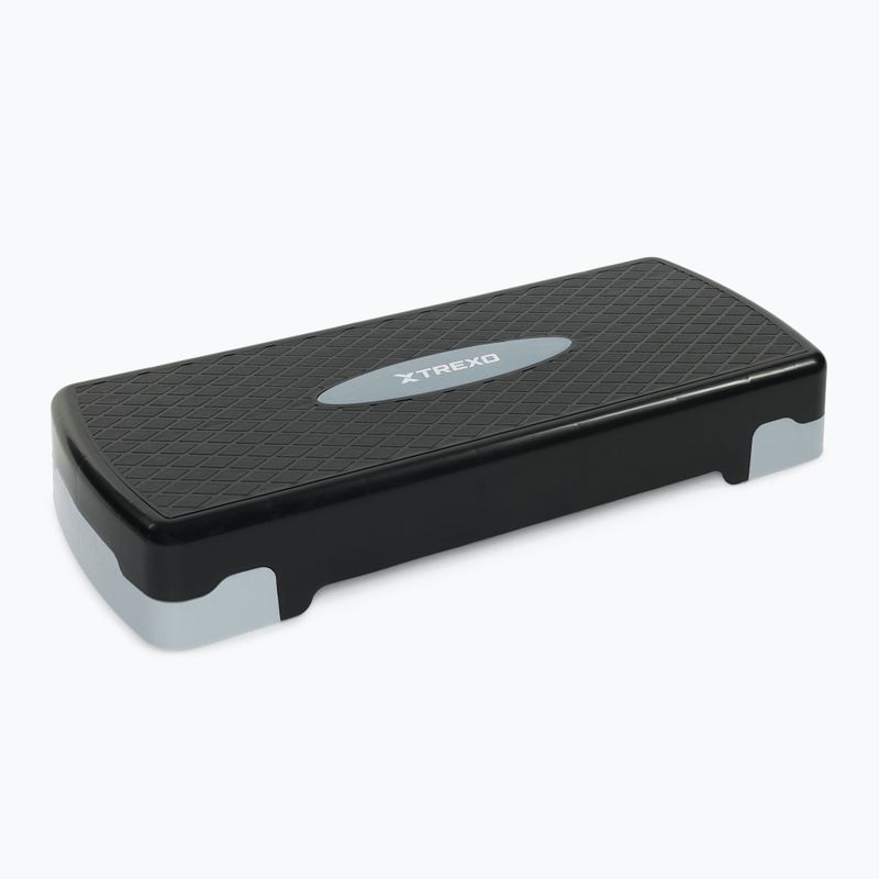 XTREXO aerobikový stepper TXO-B4W008 sivý 5