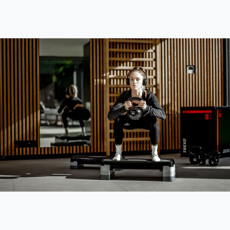 XTREXO aerobikový stepper TXO-B4W008 sivý 4