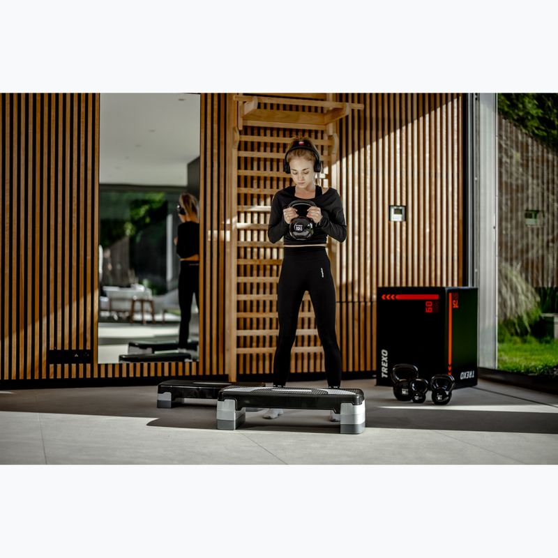 XTREXO aerobikový stepper TXO-B4W009 sivý 6