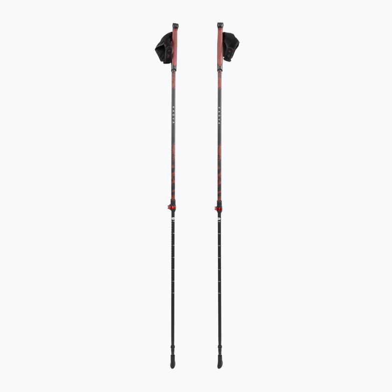 Kolečka nordic walking KADVA Halna nastaviteľné červené 3