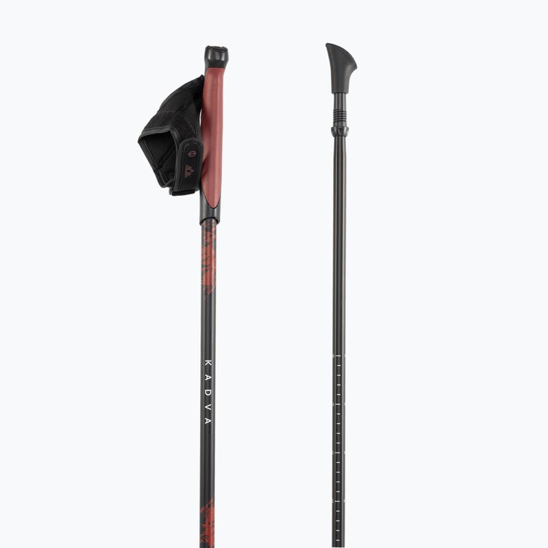 Kolečka nordic walking KADVA Halna nastaviteľné červené 6