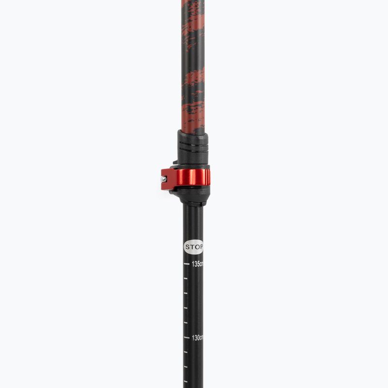 Kolečka nordic walking KADVA Halna nastaviteľné červené 9
