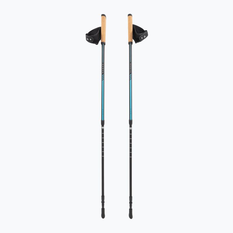 Palice na nordic walking KADVA Luna nastaviteľné modré 3