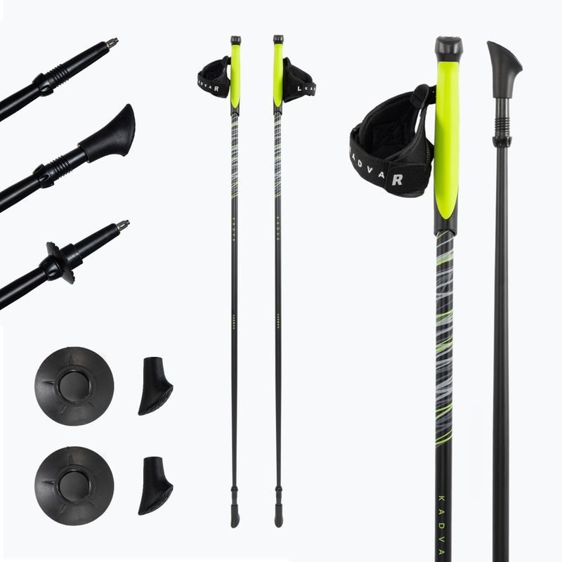 Kole nordic walking KADVA Raylan karbonové šedé