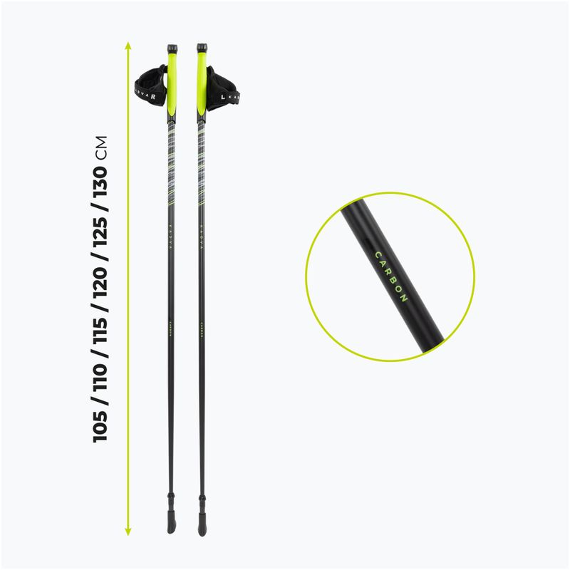 Kole nordic walking KADVA Raylan karbonové šedé 2
