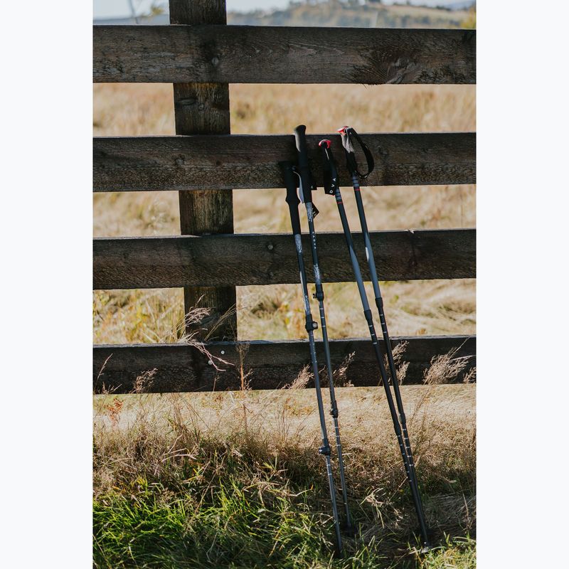 Trekkingové palice KADVA Sajama nastaviteľné červené 3