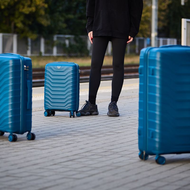 Stredná cestovná taška KADVA Sancho 72 l modrá 19