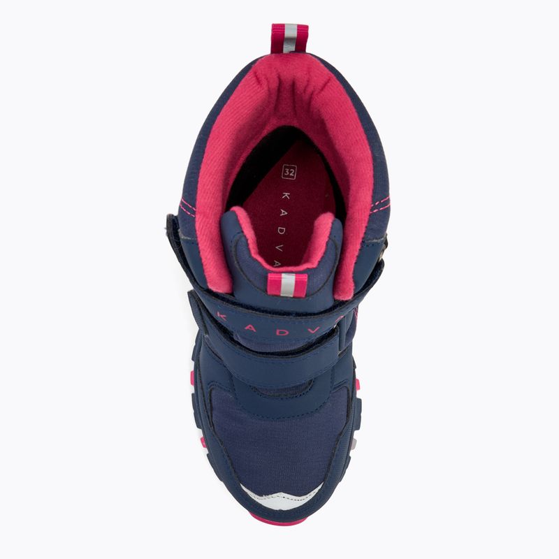 Detské snehule KADVA Snowey Mid WaterProof modrá/fuksiová 6