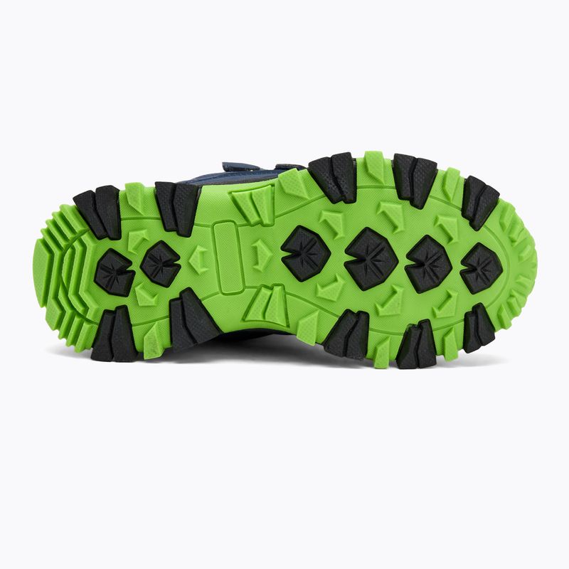 Detské snehule KADVA Snowey Mid WaterProof modro/zelené 5