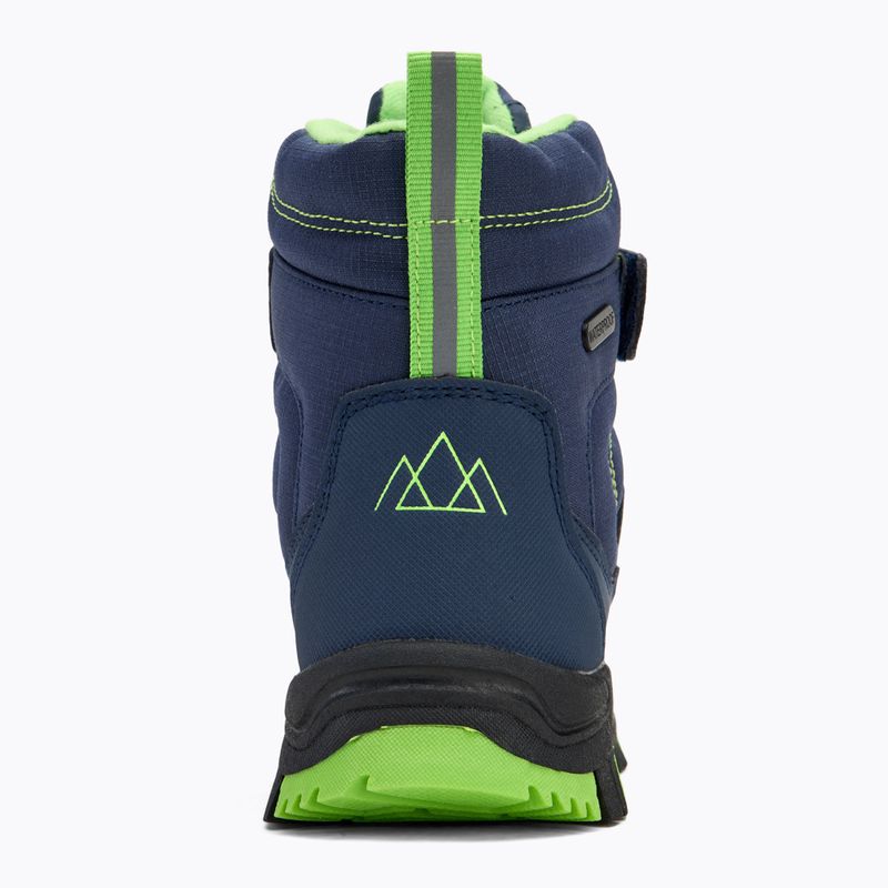 Detské snehule KADVA Snowey Mid WaterProof modro/zelené 7