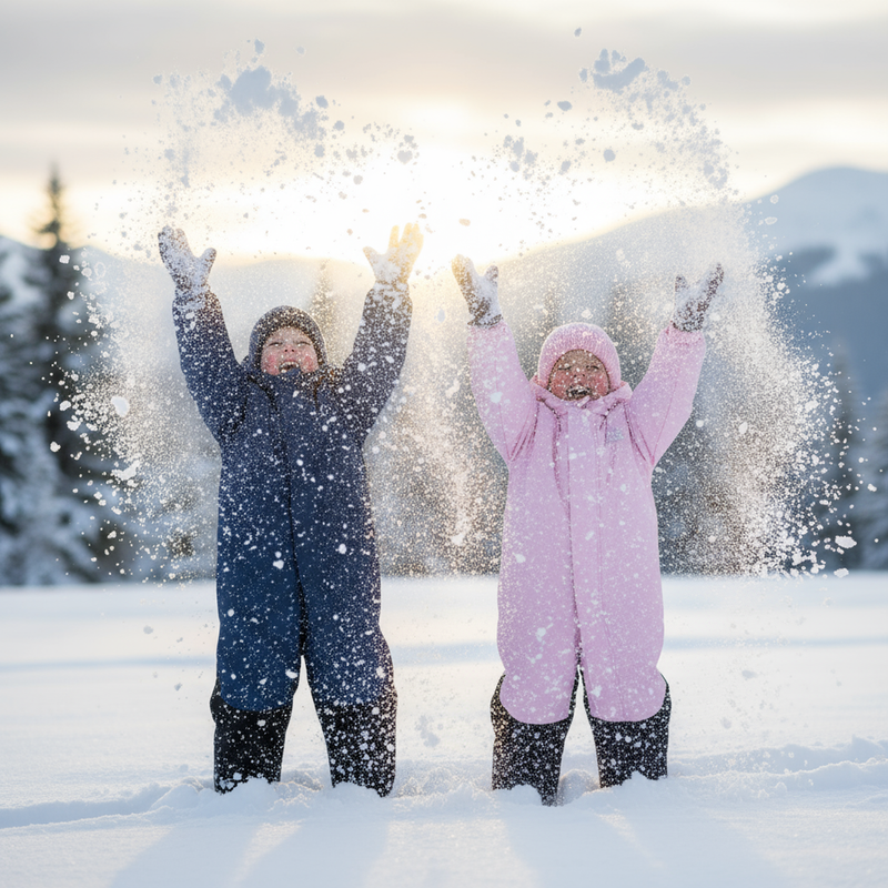 Detská lyžiarska kombinéza KADVA Kiko Jrg ružová 9