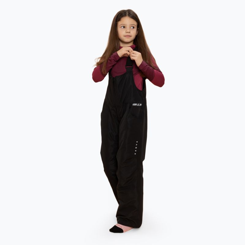 Detské lyžiarske nohavice KADVA Skiro Pants čierne 2