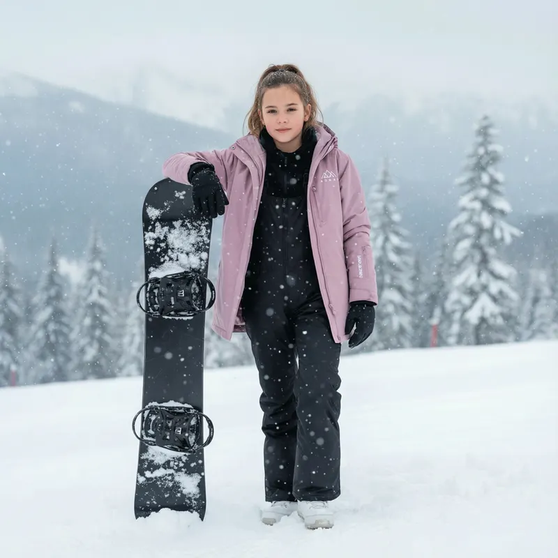 Detské lyžiarske nohavice KADVA Skiro Pants Jr black