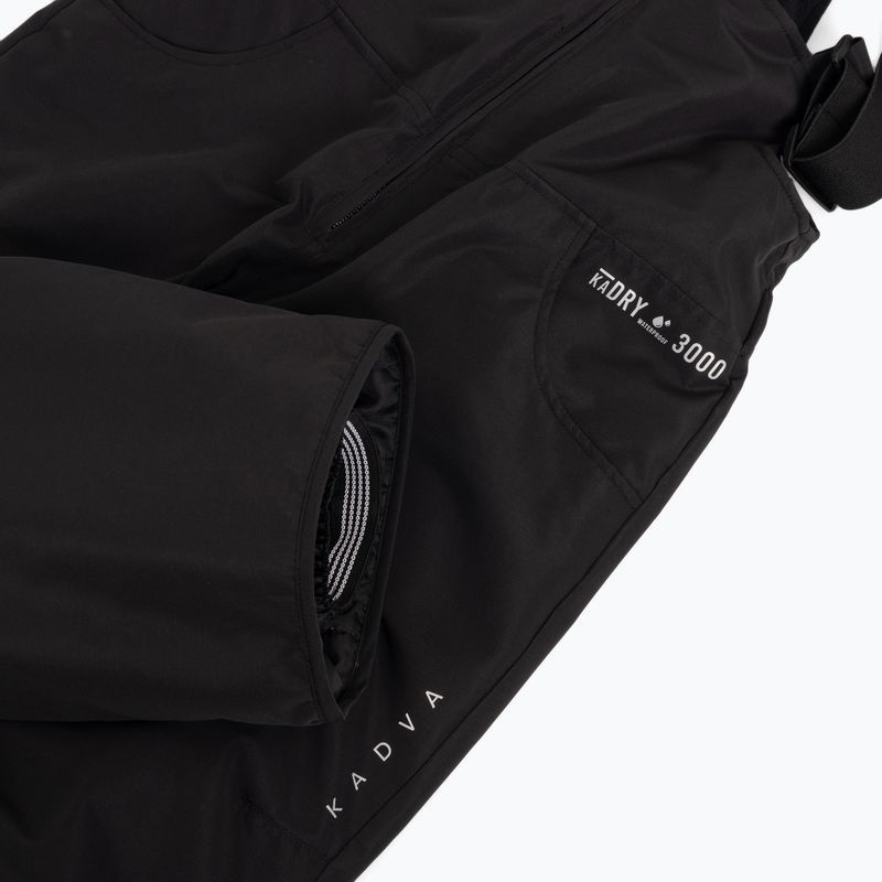 Detské lyžiarske nohavice KADVA Skiro Pants čierne 5