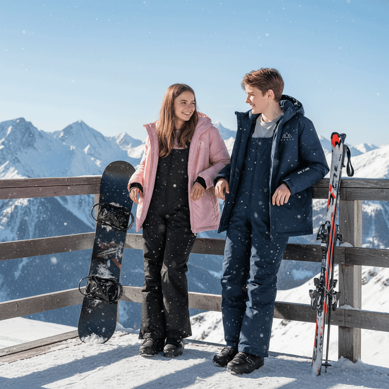 Detské lyžiarske nohavice KADVA Skiro Pants čierne 7