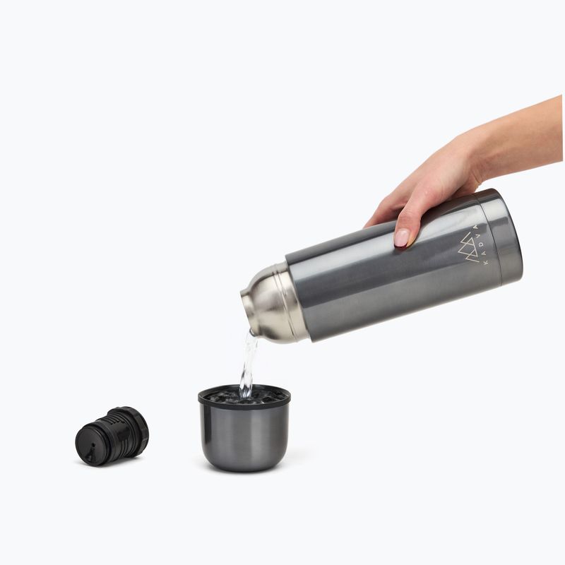Termos KADVA Vulcan 750 ml strieborný 4