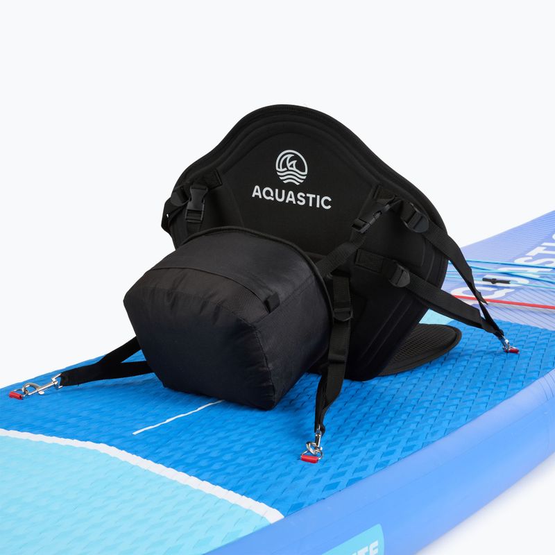 Sedadlo do kajaku pre SUP dosku AQUASTIC AQS-B4I186-BK s taškou čierne 2