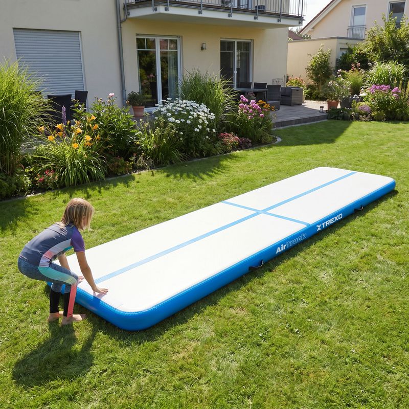 Gymnastická žinenka XTREXO 400 x 10 cm white 12