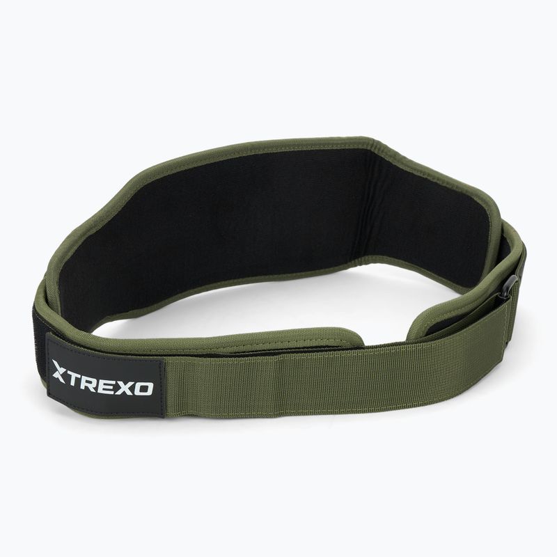 Vzpieračský opasok XTREXO neoprénový green 3
