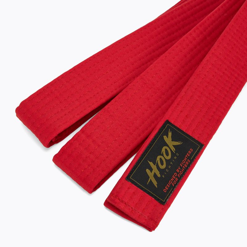 Pás na kimono HOOK FIGHTING 280 cm red 2