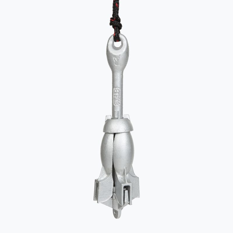 Kotva na vodný skúter, kajak/SUP AQUASTIC 1,5 kg 7,6 m silver 4