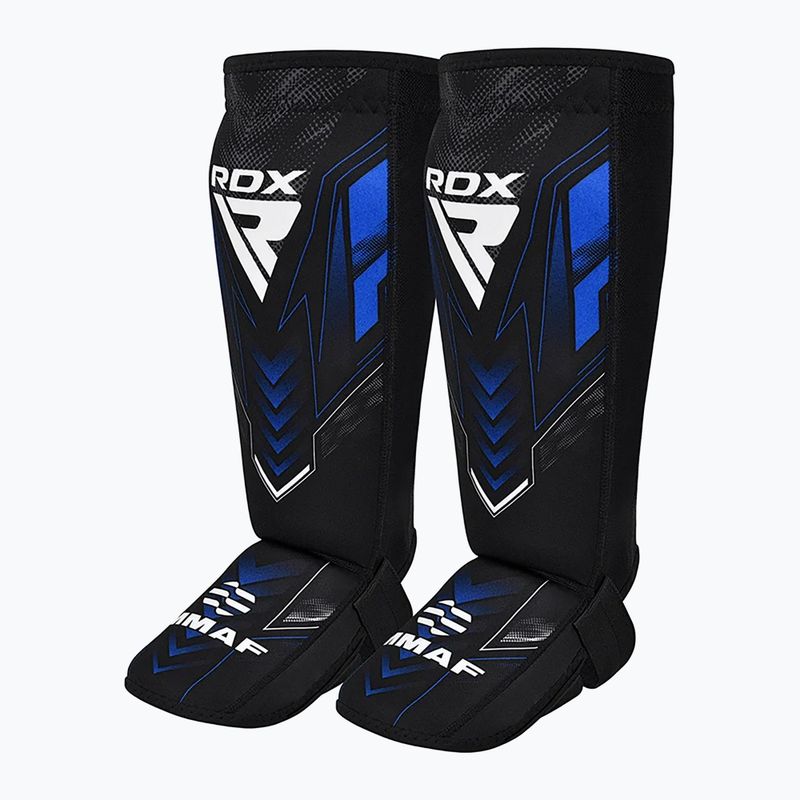 Chrániče holení a nártov RDX IMMAF Approved Neoprene Shin Instep blue
