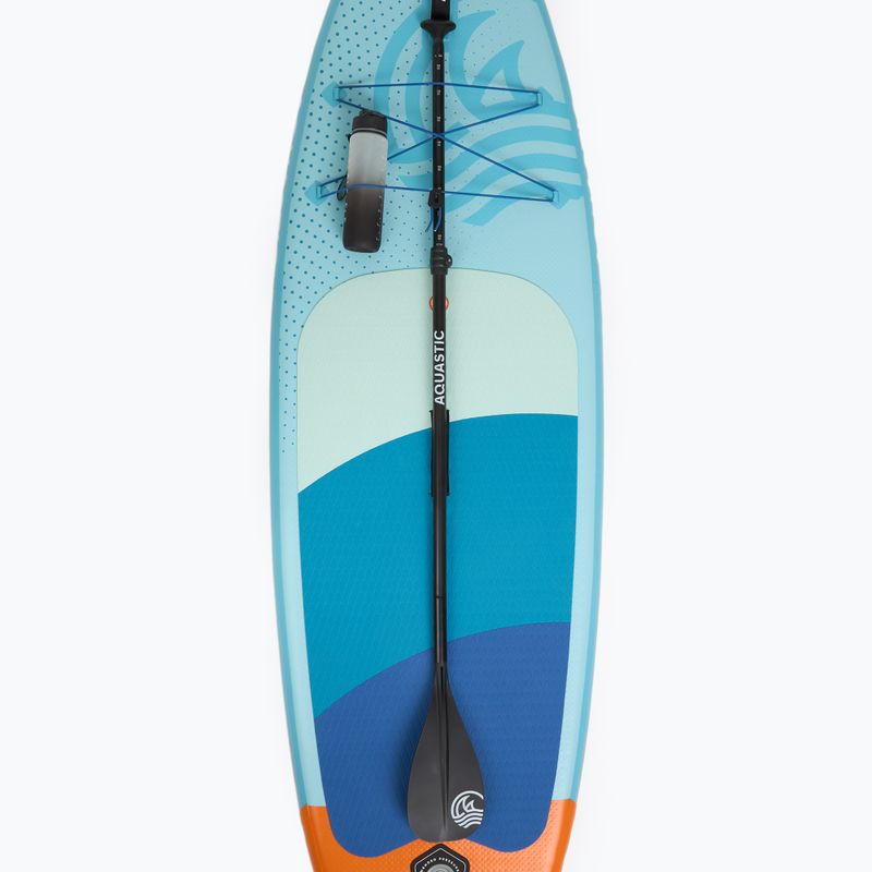 Súprava doska SUP nafukovacia detská AQUASTIC Perth 8'0" allround blue 10