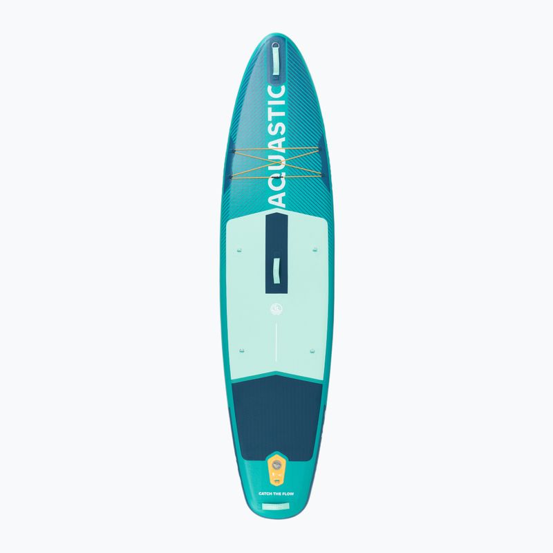 Súprava doska SUP nafukovacia AQUASTIC Perth 10'8" allround green 3