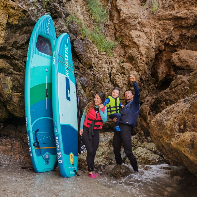 Súprava doska SUP nafukovacia AQUASTIC Perth 10'8" allround green 23