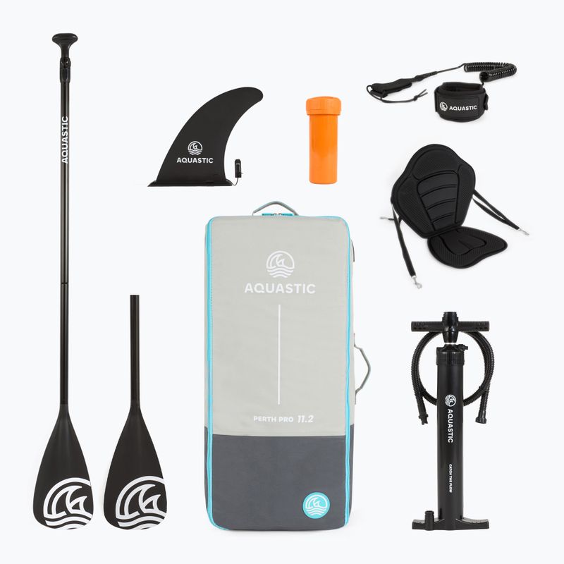 Súprava doska SUP nafukovacia AQUASTIC Perth Pro 11'2" all-round blue 20