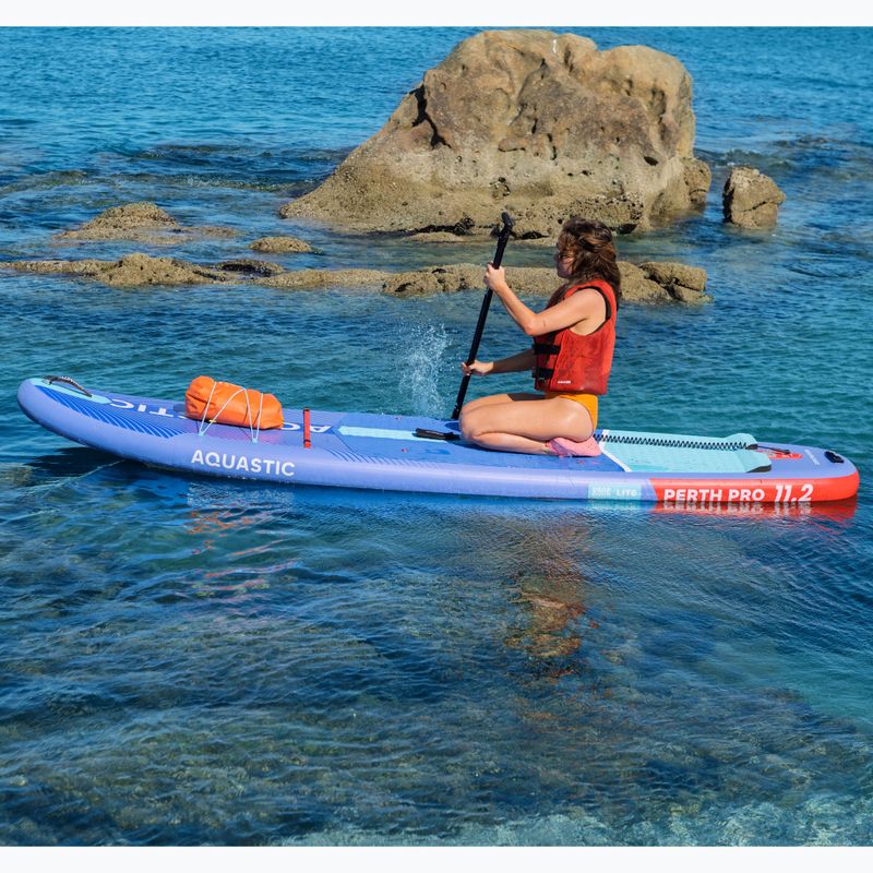 Súprava doska SUP nafukovacia AQUASTIC Perth Pro 11'2" all-round blue 23