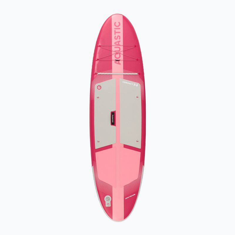 Súprava doska SUP nafukovacia AQUASTIC Compact 9'6" pink 3