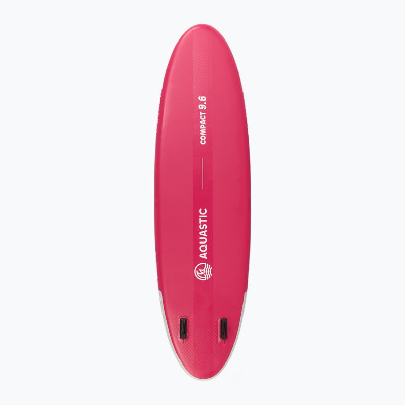 Súprava doska SUP nafukovacia AQUASTIC Compact 9'6" pink 4