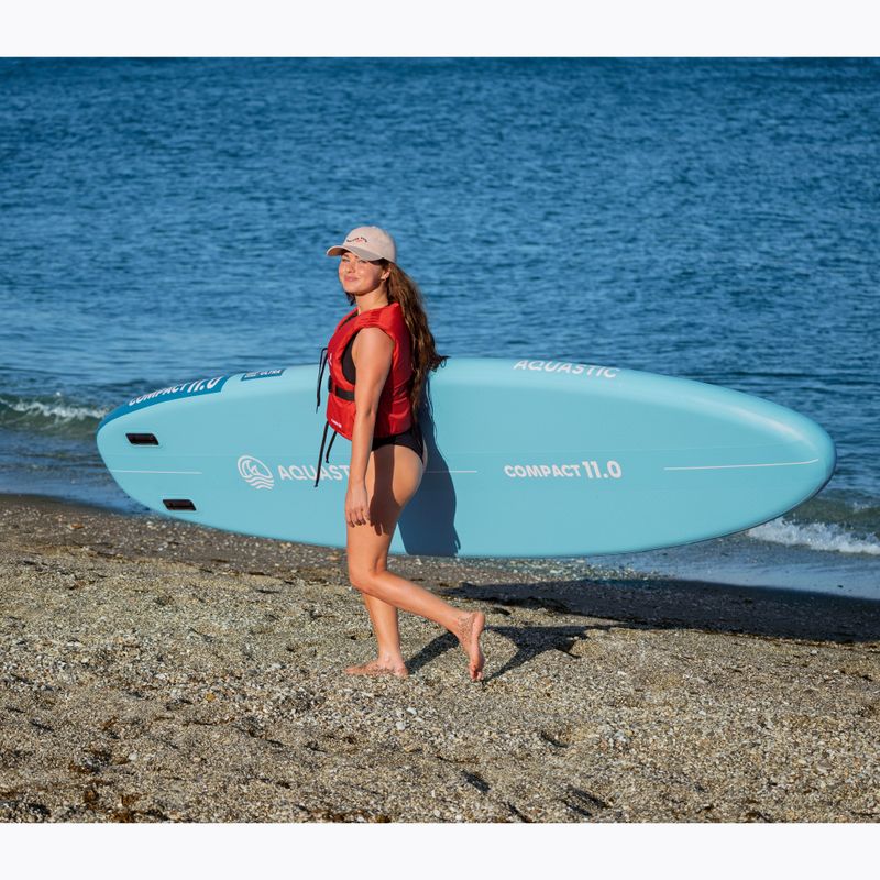 Súprava doska SUP nafukovacia Compact 11'0" modrá 20