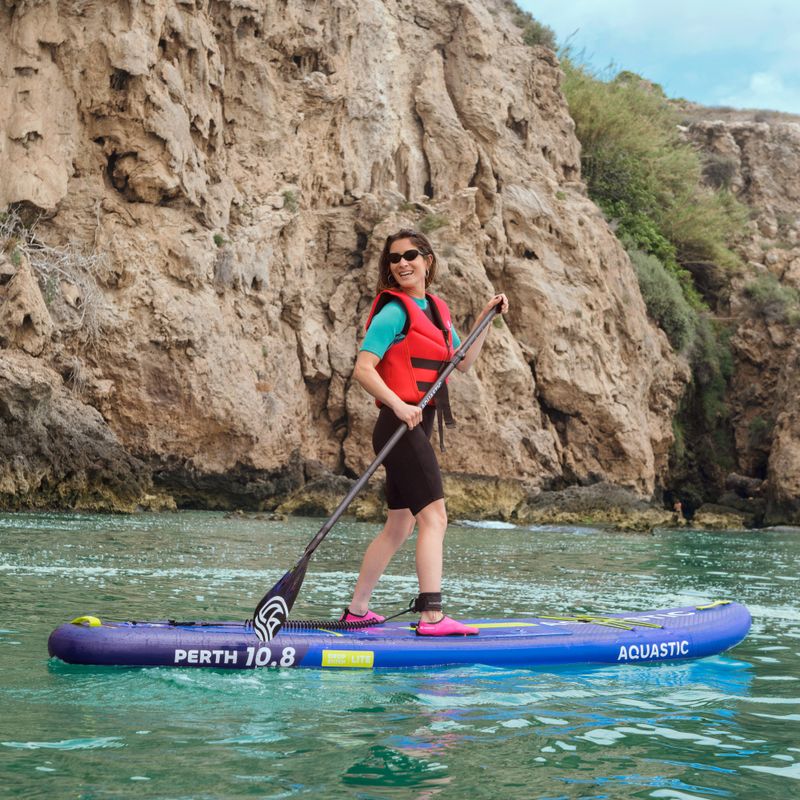 Súprava doska SUP nafukovacia AQUASTIC Perth 10'8" allround dark blue 20