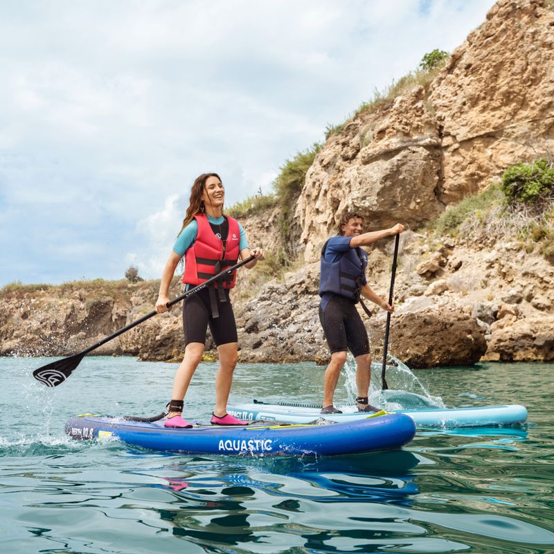 Súprava doska SUP nafukovacia AQUASTIC Perth 10'8" allround dark blue 22