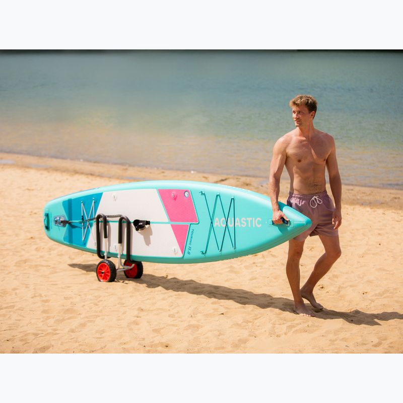 SUP AQUASTIC vozík na 2 dosky AQS-B5I015-NC strieborný 10