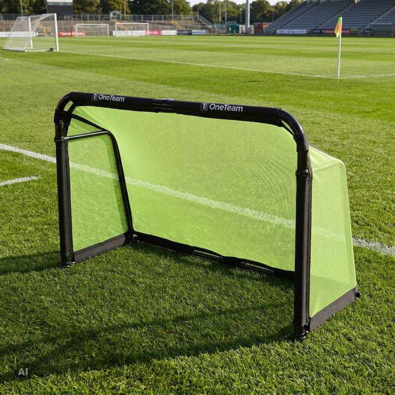 Futbalová bránka OneTeam SWIFTGOAL 180 x 120 cm foldable black/green 4
